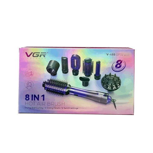 سشوار ۸ کاره وی جی آر مدل Vgr v_488