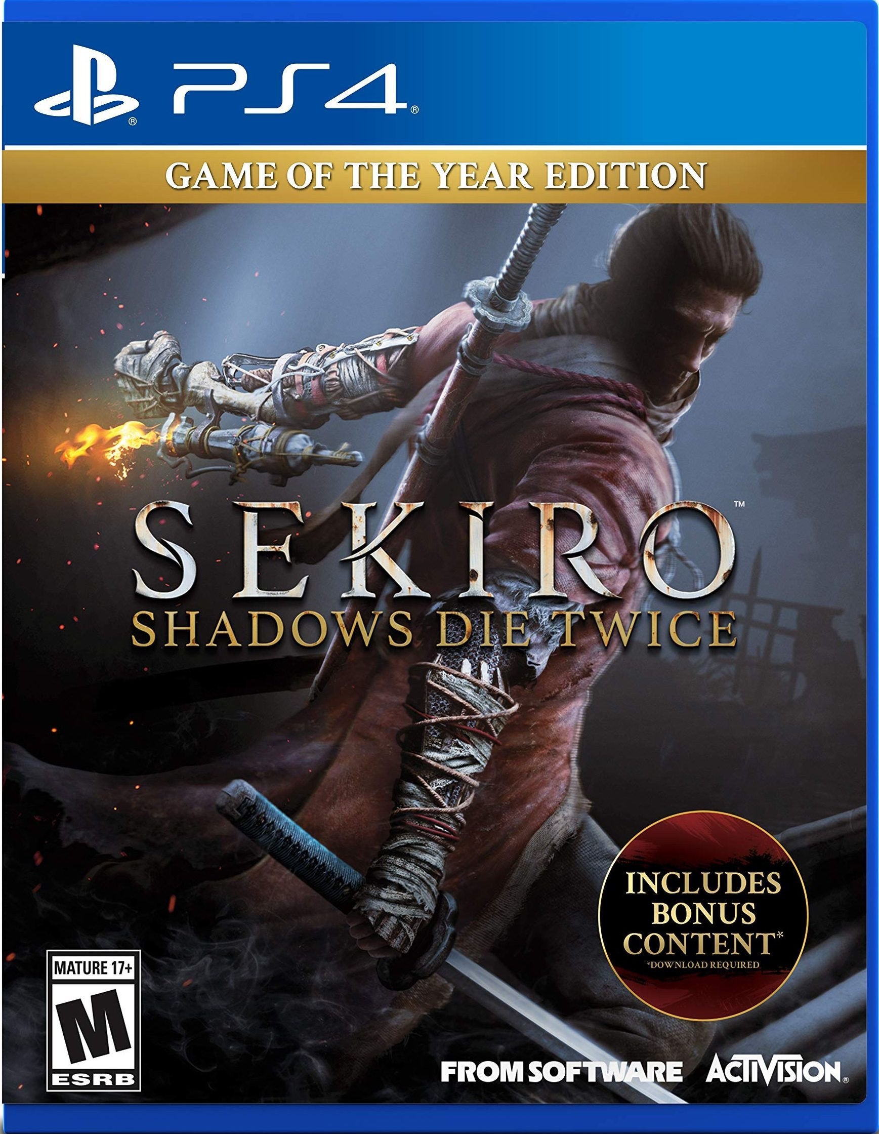 دیسک بازی Sekiro Shadows Die Twice برای PS4 (کارکرده)