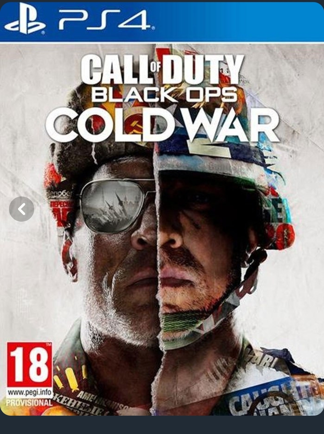 دیسک بازی Call Of Duty ColdWar برای Ps4 (کارکرده)