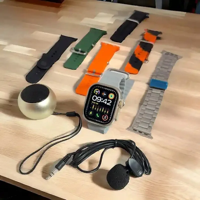 پک ساعت هوشمند + اسپیکر + میکرفون مدل Smart Watch TK701
