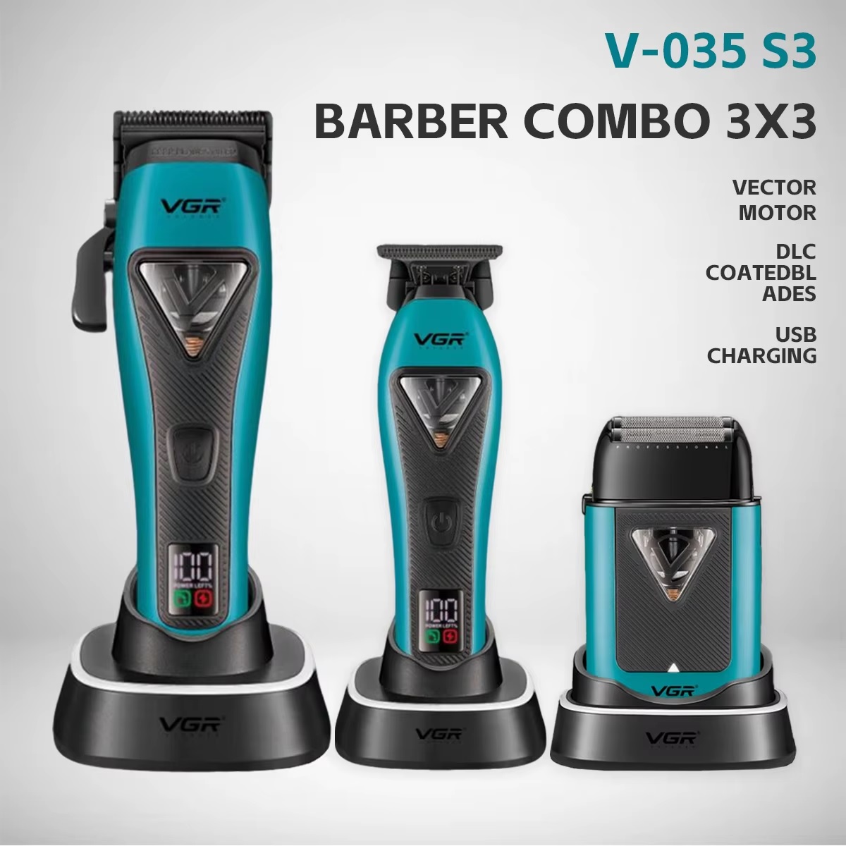ست ماشین اصلاح وی جی آر مدل VGR 035 s3