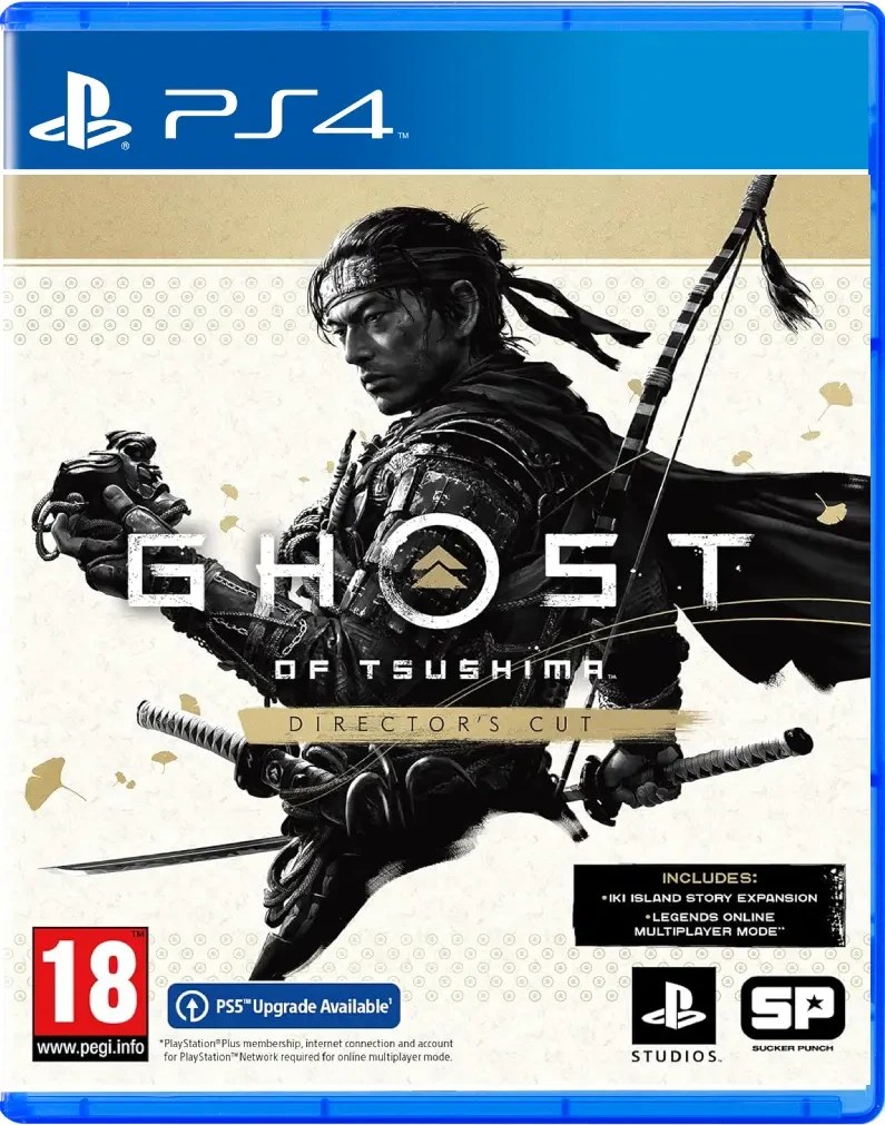 دیسک بازی Ghost of Tsushima Director's Cut برای PS4 (کارکرده)