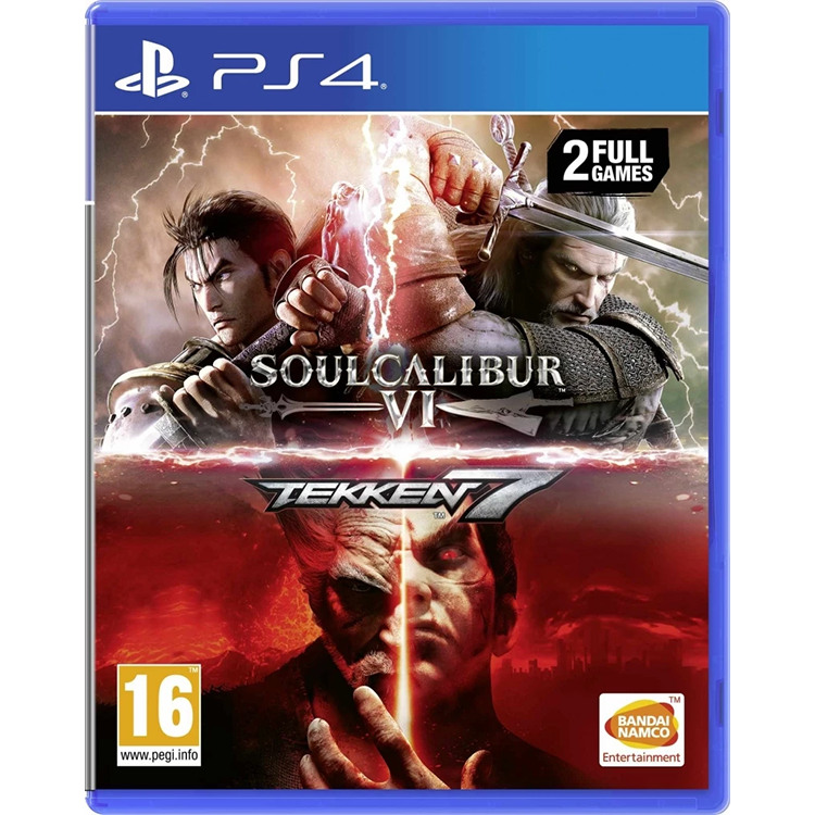 دیسک بازی Tekken 7 + SoulCalibur VI برای PS4(کارکرده)