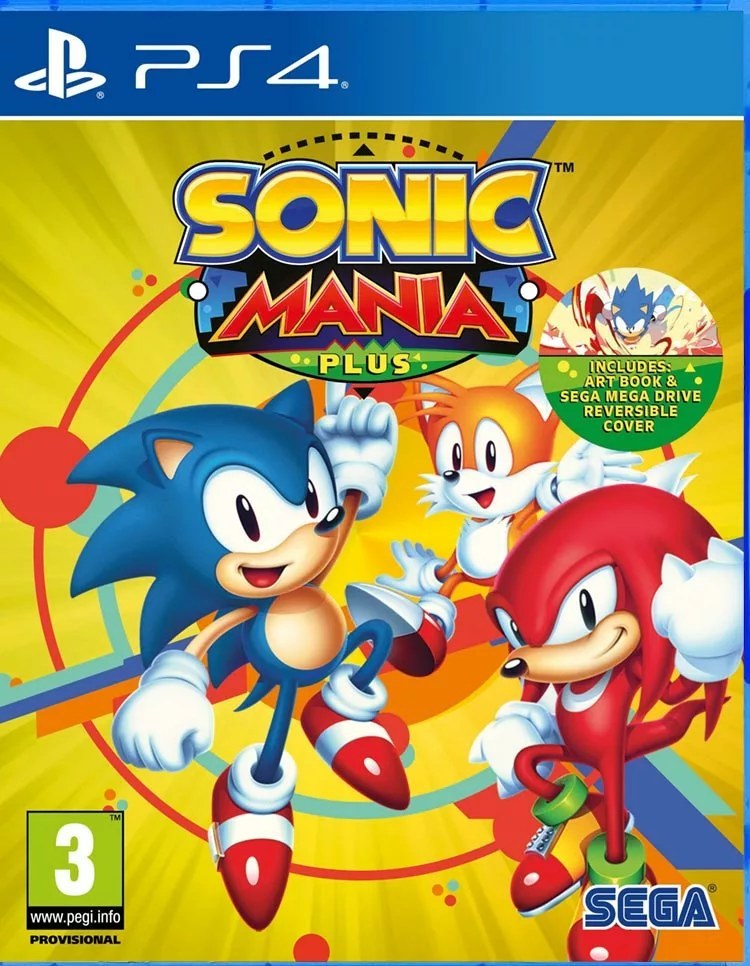 دیسک بازی Sonic Mania Plus برای پلی استیشن ۴