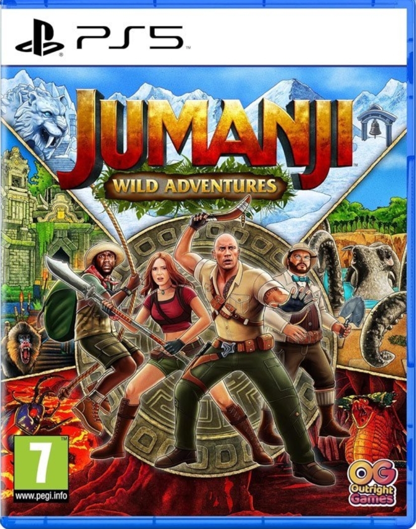 دیسک بازی Jumanji Wild Adventure برای Ps5 (کارکرده)