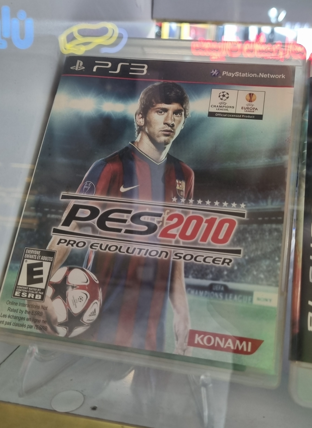 دیسک بازی اورجینال Pes 2010 برای Ps3 (کارکرده)