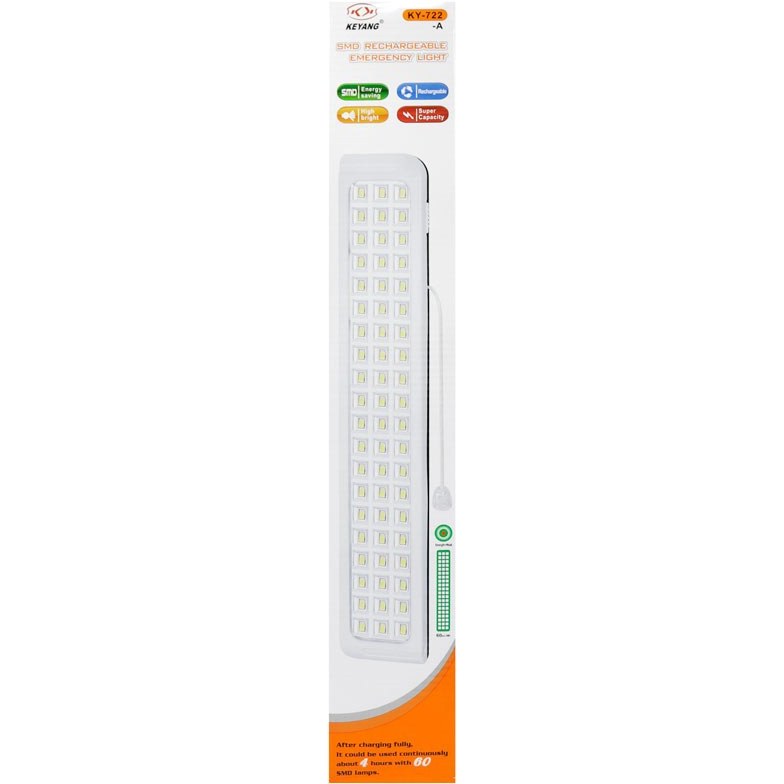 چراغ اضطراری 60 لامپ کیانگ مدل KY- 722