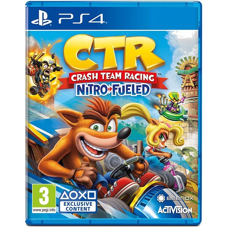 بازی Crash Team Racing Nitro-Fueled مخصوص PS4 (کارکرده)