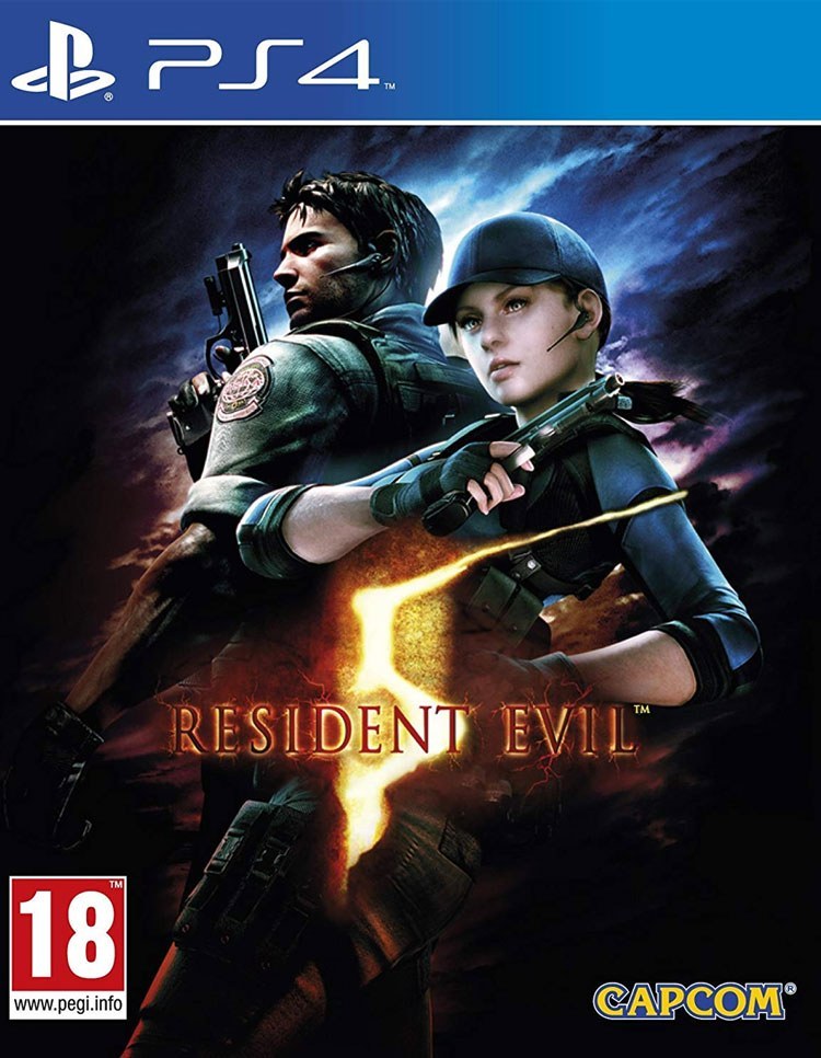 دیسک بازی Resident Evil 5 برای ps4 (کارکرده)